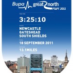 Lucy covers the 13-mile course of the Bupa North Run